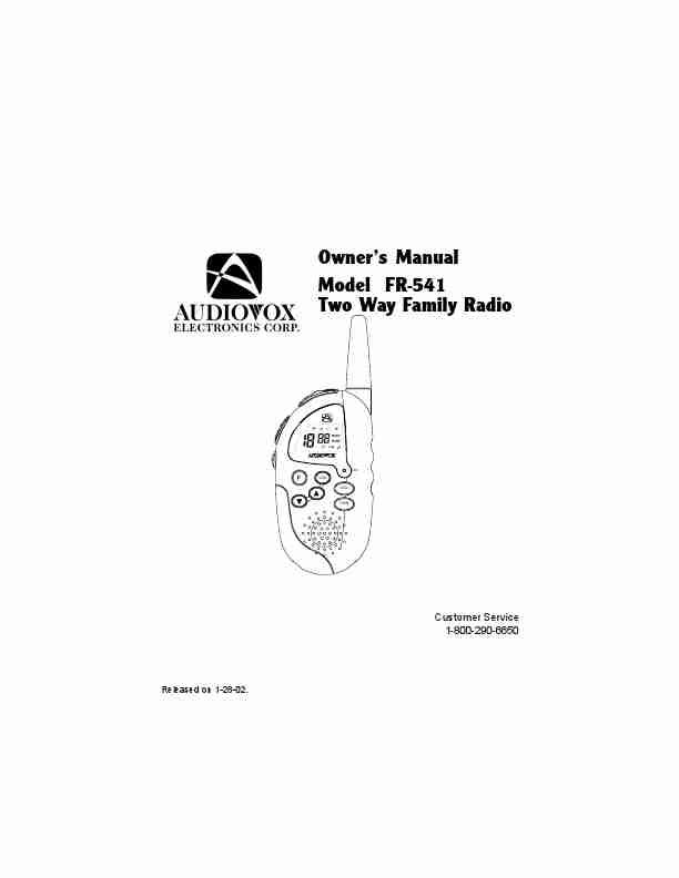 Audiovox Two-Way Radio FR-541-page_pdf